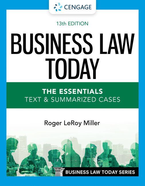 Business Law Today - The Essentials 1