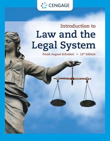 bokomslag Introduction to Law and the Legal System