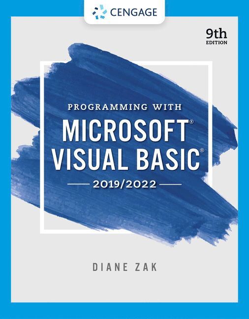 Programming With Microsoft Visual Basic 2019/2022 1