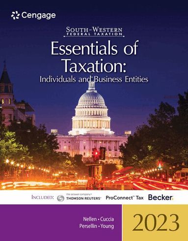 Annette Nellen, Andrew Cuccia, Mark Persellin, James Young - South-Western Federal Taxation 2023, Inbunden