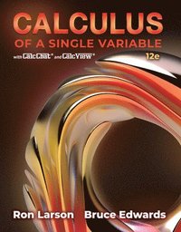 bokomslag Student Solutions Manual for Larson/Edwards' Calculus of a Single Variable