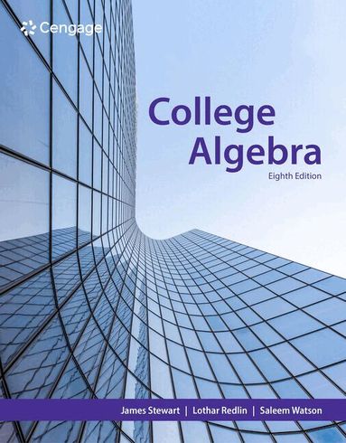 James Stewart, Lothar Redlin, Saleem Watson - College Algebra, Inbunden