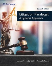 bokomslag The Litigation Paralegal: A Systems Approach