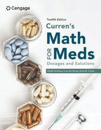 bokomslag Curren's Math for Meds: Dosages and Solutions