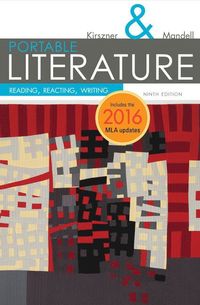 bokomslag PORTABLE Literature: Reading, Reacting, Writing (w/ MLA9E Update Card)