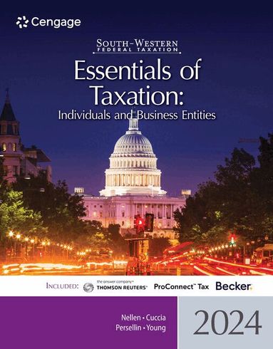 Annette Nellen, Andrew Cuccia, Mark Persellin, James Young - South-Western Federal Taxation 2024, Häftad
