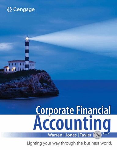 Carl Warren, Jeff Jones, William Tayler - Corporate Financial Accounting, Häftad
