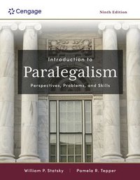 bokomslag Introduction to Paralegalism: Perspectives, Problems and Skills