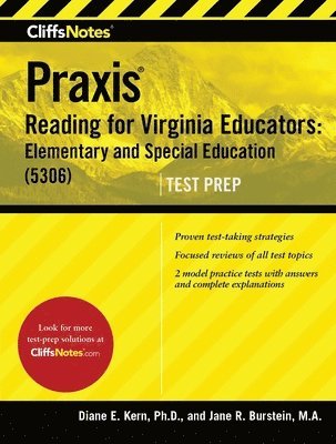 bokomslag CliffsNotes Praxis Reading for Virginia Educators
