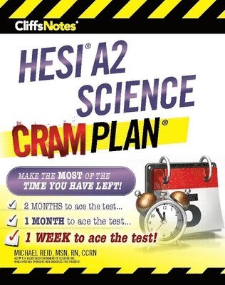 bokomslag CliffsNotes HESI A2 Science Cram Plan