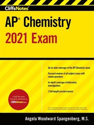 bokomslag Cliffsnotes Ap Chemistry 2021 Exam