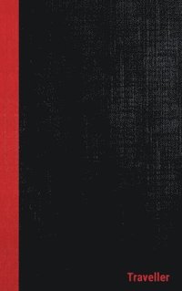 bokomslag dans Traveller Casebound Hardcover Notebooks, 6 x 9, Black/Red, 108 Ruled pages