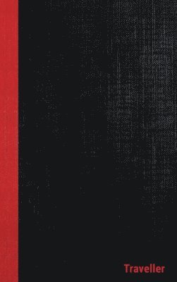 bokomslag dans Traveller Casebound Hardcover Notebooks, 6 x 9, Black/Red, 108 Ruled pages