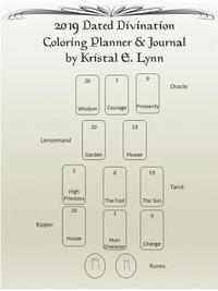 bokomslag 2019 Dated Divination Coloring Planner & Journal (Perfect Bound)