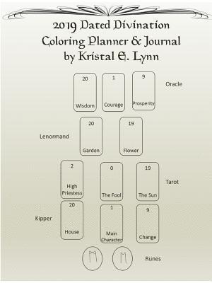 bokomslag 2019 Dated Divination Coloring Planner & Journal (Perfect Bound)