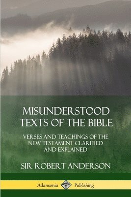 Robert Anderson - Misunderstood Texts of the Bible, Häftad