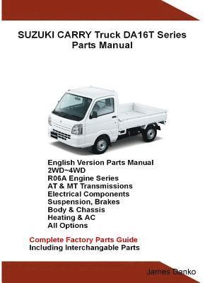bokomslag Suzuki Carry Truck DA16T Series Parts Manual