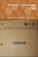 United States Department of the Army - FM 5-20 Camouflage 1968, Häftad
