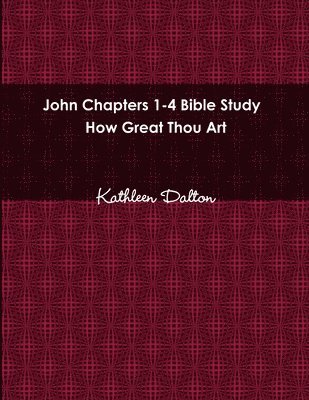 John Chapters 1-4 Bible Study How Great Thou Art 1