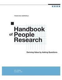 bokomslag Handbook of People Research: Deriving Value by Asking Questions