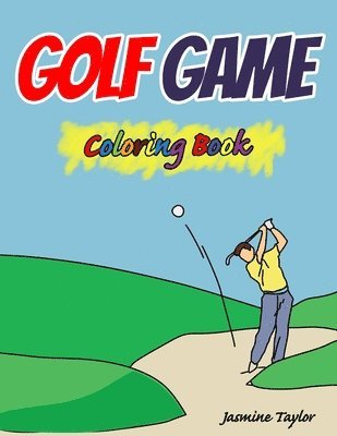 Golf Game Coloring Book 1