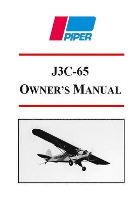 bokomslag Piper J3C-65 Owner's Manual