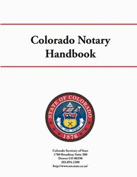 bokomslag Colorado Notary Handbook