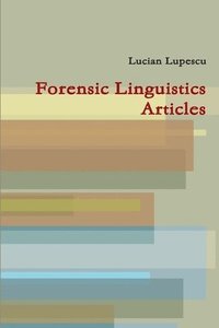 bokomslag Forensic Linguistics Articles