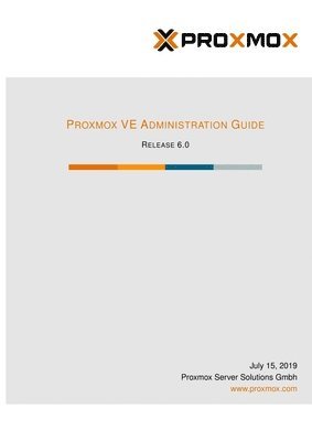 bokomslag Proxmox VE Administration Guide Release 6