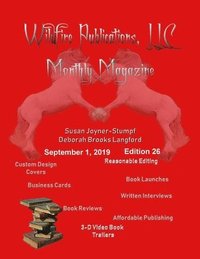 bokomslag Wildfire Publications Magazine September 1, 2019 Issue, Edition 26