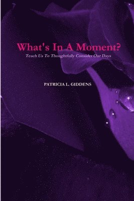 What's In A Moment? Teach Us To Thoughtfully Consider Our Days 1