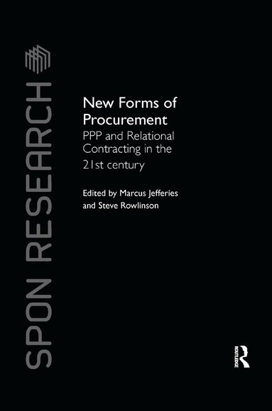 Marcus C. Jefferies, Steve Rowlinson - New Forms of Procurement, Häftad