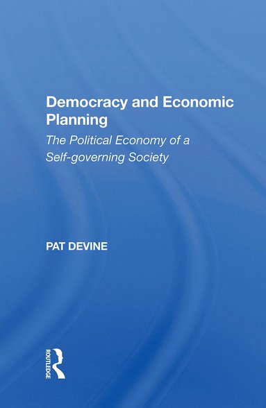 bokomslag Democracy And Economic Planning