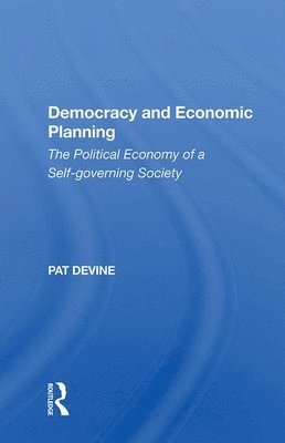 Democracy And Economic Planning 1