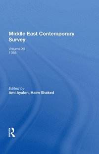bokomslag Middle East Contemporary Survey, Volume Xii, 1988