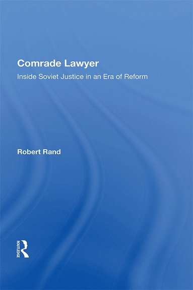 bokomslag Comrade Lawyer