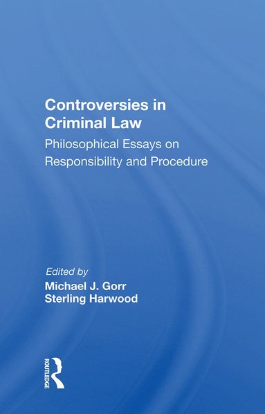 bokomslag Controversies In Criminal Law