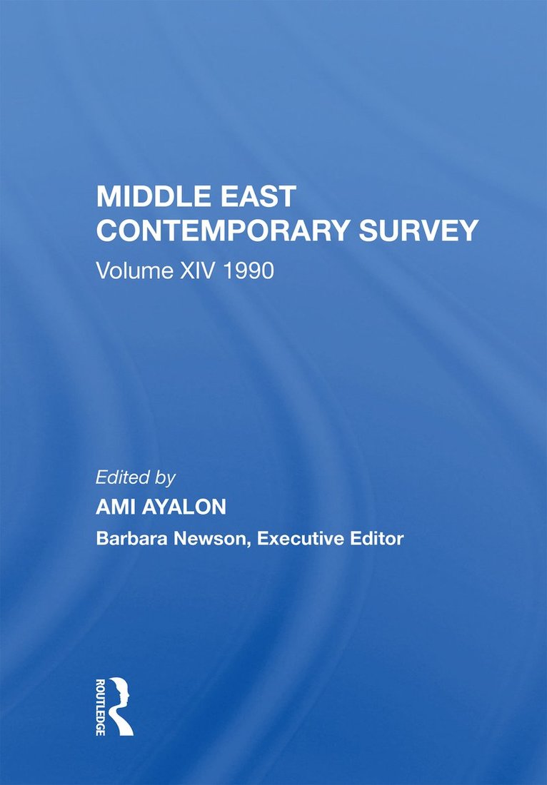 Middle East Contemporary Survey, Volume Xiv: 1990 1