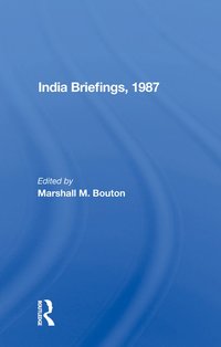 bokomslag India Briefing, 1987