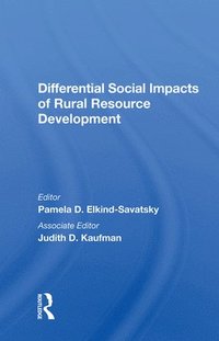 bokomslag Differential Social Impacts Of Rural Resource Development