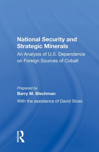 bokomslag National Security and Strategic Minerals