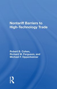 bokomslag Nontariff Barriers to High-Technology Trade