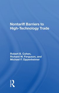 bokomslag Nontariff Barriers To High-technology Trade