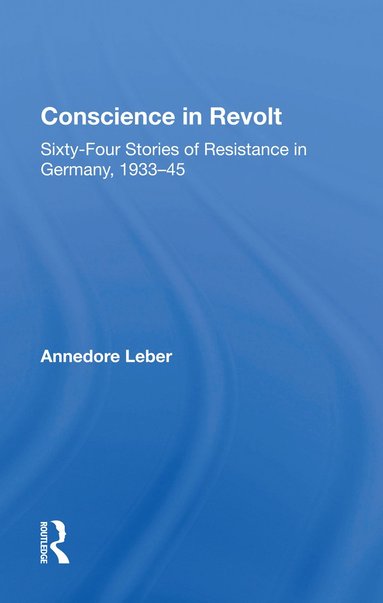 bokomslag Conscience In Revolt