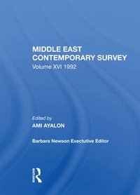 bokomslag Middle East Contemporary Survey, Volume XVI, 1992