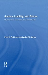 bokomslag Justice, Liability, and Blame