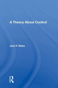 bokomslag A Theory About Control
