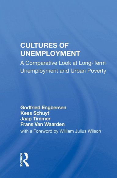 Godfried Engbersen - Cultures of Unemployment, Inbunden
