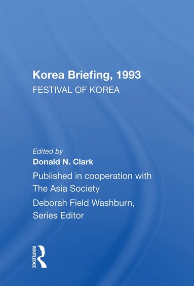 bokomslag Korea Briefing 1993