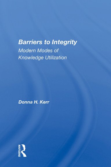 bokomslag Barriers To Integrity